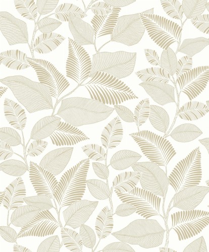 Tapeta liście Casadeco RIOC 201801430 Paraty Rio