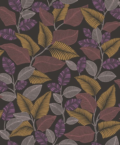 Tapeta liście Casadeco RIOC 201804522 Paraty Rio