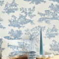 Tapeta wiejskie scenki rodzajowe Casadeco BTJD 201696202 Cadence Les Belles Toiles De Jouy 2
