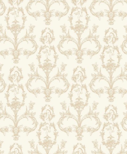 Tapeta cherubiny i ornamenty Casadeco BTJD 201711111 Seraphin Les Belles Toiles De Jouy 2