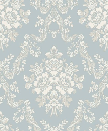 Tapeta barokowe ornamenty Casadeco BTJD 201746336 Pompadour Les Belles Toiles De Jouy 2