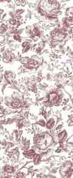 Tkanina róże Casadeco BTJD 201788888 Celestine Les Belles Toiles De Jouy 2