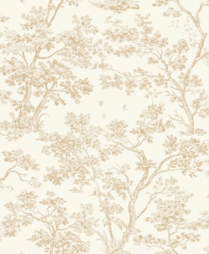 Tapeta drzewa Casadeco BTJD 81521122 Arbre Les Belles Toiles De Jouy 2