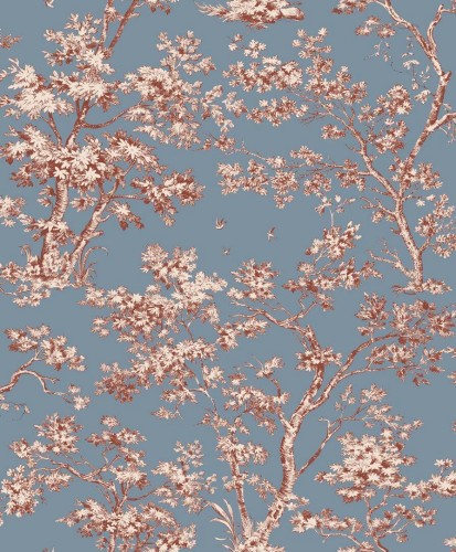 Tapeta drzewa Casadeco BTJD 81526776 Arbre Les Belles Toiles De Jouy 2