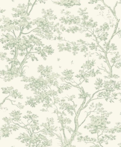 Tapeta drzewa Casadeco BTJD 81527227 Arbre Les Belles Toiles De Jouy 2