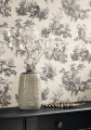 Tapeta sielankowe sceny Casadeco BTJD 87919612 Scene D'ete Les Belles Toiles De Jouy 2