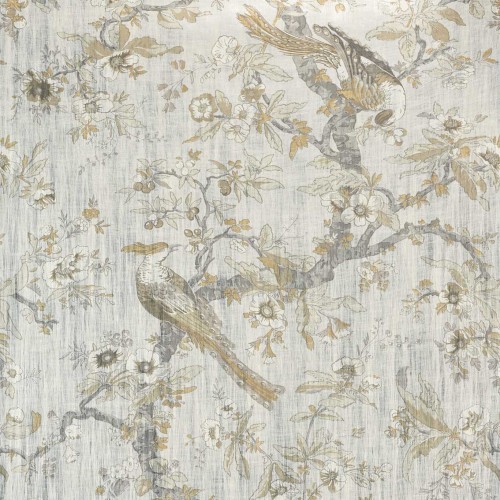 Tapeta z ptakami i kwiatami Zoffany 313013 Chintz Lustre Cotswold Manor