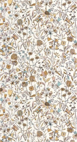 Tapeta kwiatowa łąka Caselio KBO 103000301 Jardin de Giverny Kitchen Box