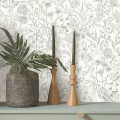 Tapeta kwiatowa łąka Caselio KBO 103000723 Jardin de Giverny Kitchen Box