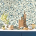 Tapeta kwiatowa łąka Caselio KBO 103001612 Jardin de Giverny Kitchen Box