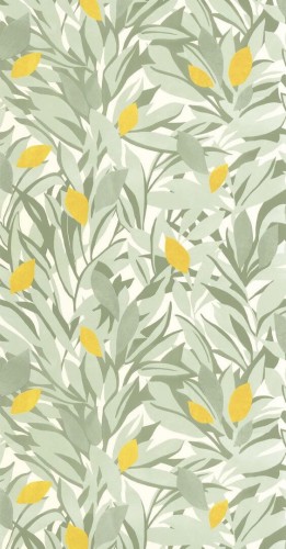 Tapeta roślinna z cytrynami Caselio KBO 105457243 Cassis Kitchen Box
