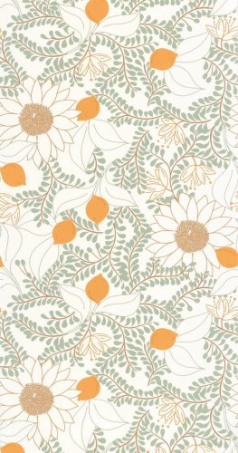 Tapeta słoneczniki i liście Caselio KBO 106880724 Sunflower Kitchen Box