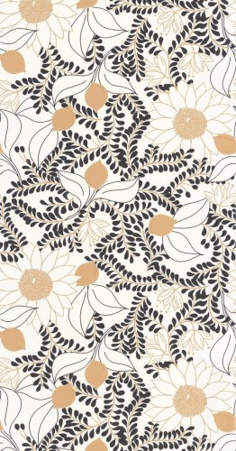 Tapeta słoneczniki i liście Caselio KBO 106880936 Sunflower Kitchen Box