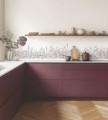 Border szkic natury Caselio KBO 106960936 Floral Shades Kitchen Box
