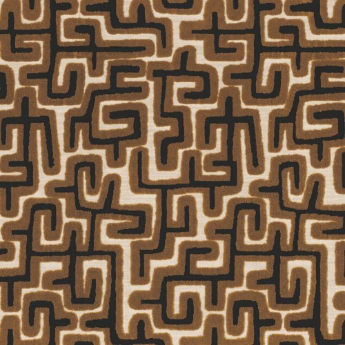 Tkanina aksamitna z geometrycznym wzorem Camengo 12070213 Clifton Artist