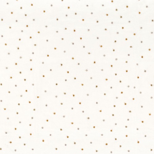 Tkanina haftowane kropeczki Camengo 12600289 Ange Les Petits Reves - 288 cm szer.