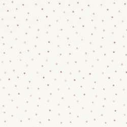 Tkanina haftowane kropeczki Camengo 45480163 Sage Les Petits Reves