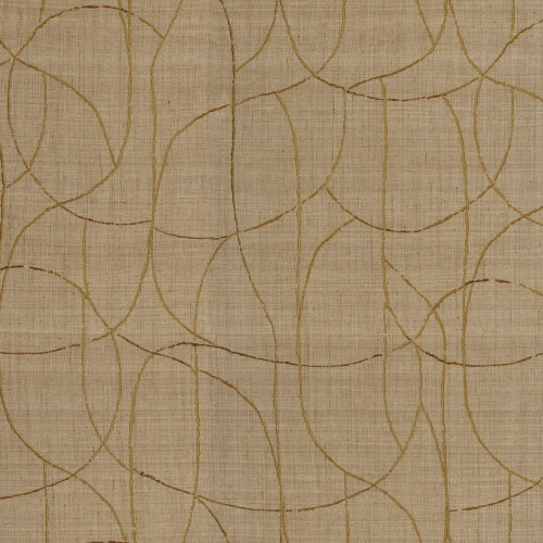 Tkanina zasłonowa z haftem Casamance 10630256 Mandala La Route De La Soie