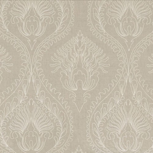 Tkanina lniana z haftem Casamance 10330156 Epure Cote Lin Les Naturels 6