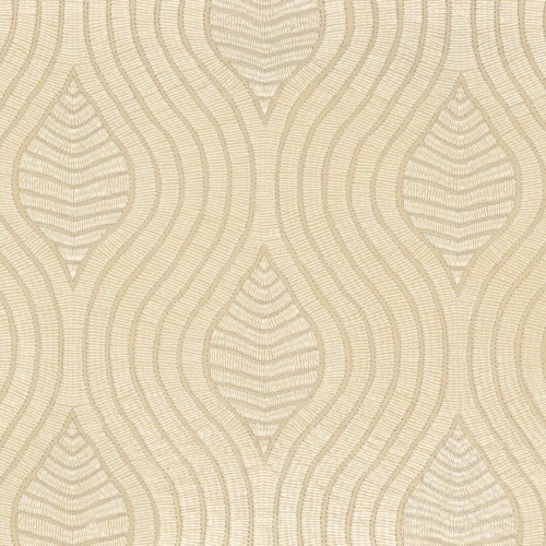 Tkanina z haftowanym wzorem Casamance 10340233 Volute Cote Lin Les Naturels 6