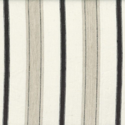 Tkanina lniana w pasy Casamance 10370118 Boucle de Lin Cote Lin Les Naturels 6