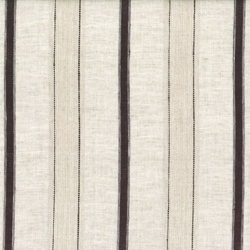 Tkanina lniana w pasy Casamance 10370228 Boucle de Lin Cote Lin Les Naturels 6