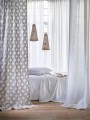Tkanina - woal lniany vintage Casamance 47250118 Insouciance Cote Lin Les Naturels 6 – 299 cm szer.