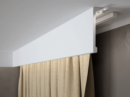 Listwa karniszowa 3m długości QL036H Mardom Decor – wys. 14,8 cm