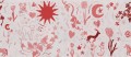 Fototapeta artystyczne rysunki R21503 Chroma Red John-John Wallmansson