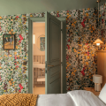 Tapeta artystyczne kwiaty House of Hackney Hollyhocks Summer
