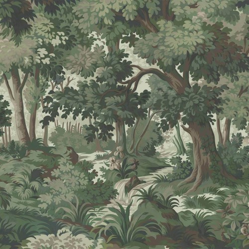 Tapeta pejzaż leśny House of Hackney Arborea Verde