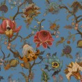 Tapeta kwiatowa w stylu jakobińskim House of Hackney Artemis Azure