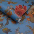 Tapeta kwiatowa w stylu jakobińskim House of Hackney Artemis Azure
