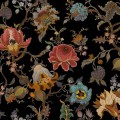Tapeta kwiatowa w stylu jakobińskim House of Hackney Artemis Black