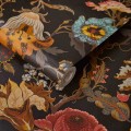 Tapeta kwiatowa w stylu jakobińskim House of Hackney Artemis Black