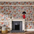 Tapeta kwiatowa w stylu jakobińskim House of Hackney Artemis Dove Grey