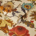 Tapeta kwiatowa w stylu jakobińskim House of Hackney Artemis Ecru