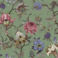 Tapeta kwiatowa w stylu jakobińskim House of Hackney Artemis Jadeite