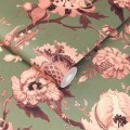 Tapeta kwiatowa w stylu jakobińskim House of Hackney Artemis Verdigris