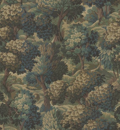Tapeta z motywem lasu House of Hackney Nemor Bronze