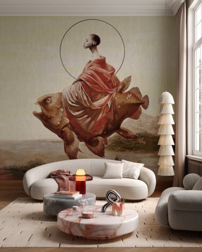 Fototapeta surrealistyczna postać Wonderwall Keisha 35093602