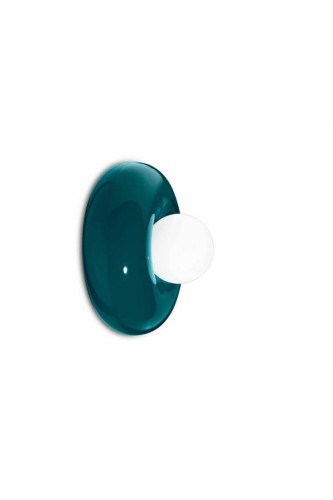 Kinkiet ceramiczny Ferroluce C2750 Verde Petrolio BumBum Deco