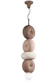 Lampa wisząca ceramiczna 4 Ferroluce C2757 MIX BumBum Deco