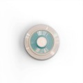 Kinkiet ceramiczny okrągły Ferroluce C2775 Azzurro + Crema Voila Deco / Lampa sufitowa