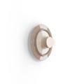Kinkiet ceramiczny okrągły Ferroluce C2775 Grigio Sabbia + Crema Voila Deco / Lampa sufitowa