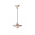 Lampa wisząca ceramiczna dwukolorowa Ferroluce C2776 Grigio Sabbia + Crema Voila Deco