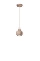 Lampa wisząca ceramiczna kula Ferroluce C2640 Grigio Sabbia Afoxe Deco
