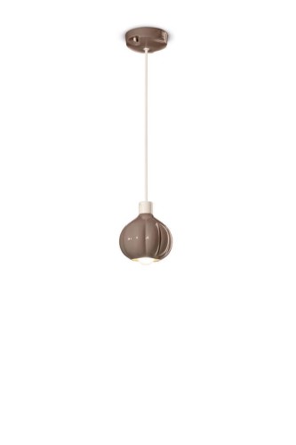 Lampa wisząca ceramiczna kula Ferroluce C2640 Moka Afoxe Deco
