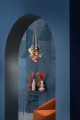 Lampa wisząca szklane i ceramiczne kule Ferroluce C2657 Mix Afoxe Deco