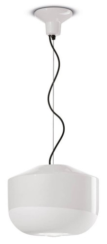 Lampa designerska ceramiczna Ferroluce C2541 Bianco Grezzo Bellota Deco